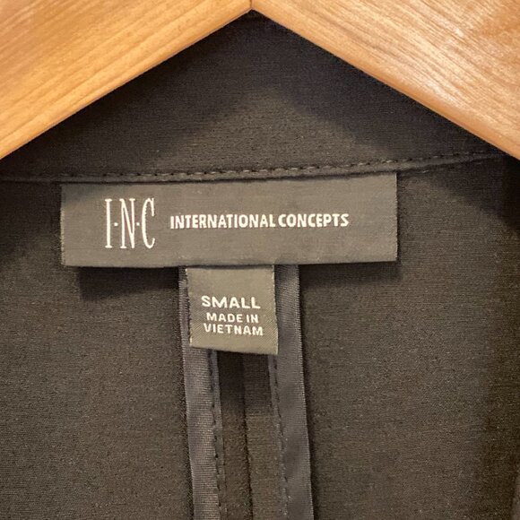 INC International Concepts Blazer, Black, S, NWT - Picture 3 of 4